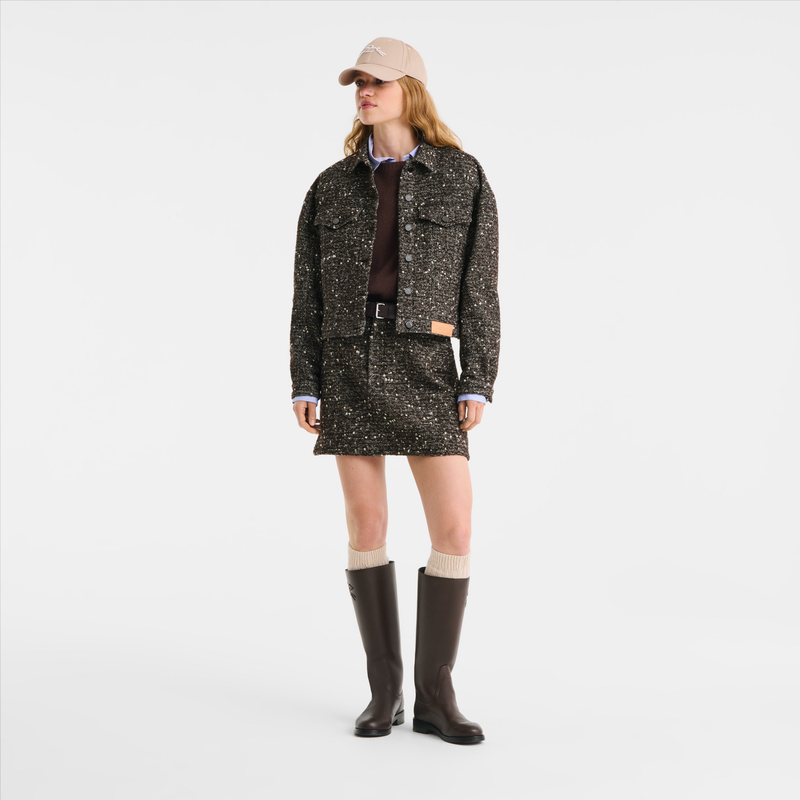 Jacket , Mocha - Tweed  - View 2 of  3