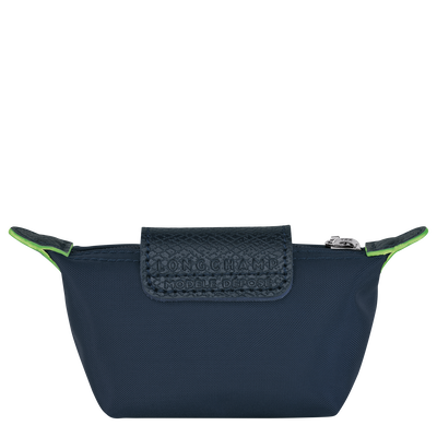 Le Pliage Green Coin purse , Navy - Recycled canvas