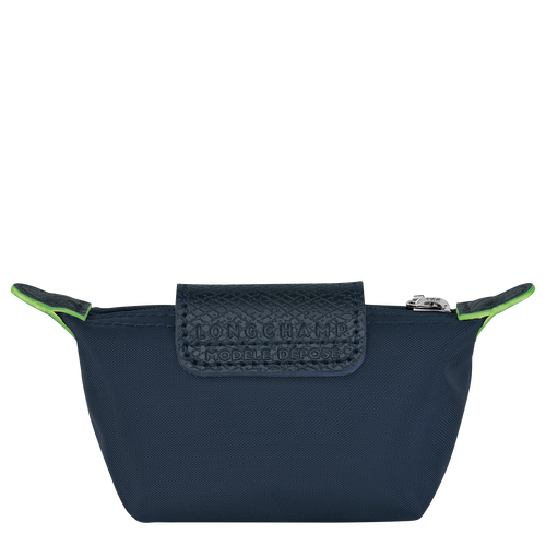 Le Pliage Green Coin purse , Navy - Recycled canvas - View 2 of  3