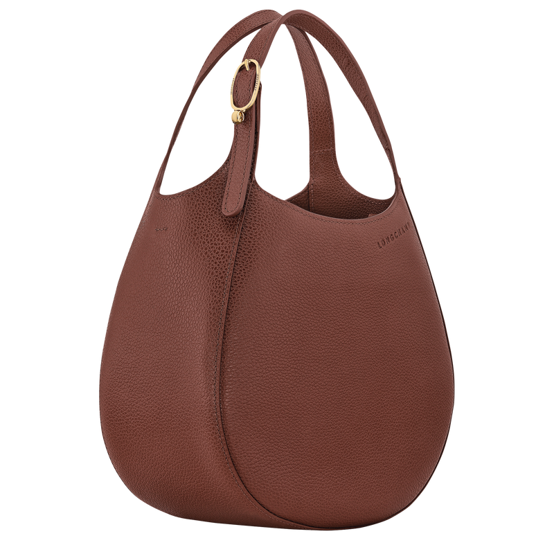 Le Foulonné S Handbag , Coffee - Leather  - View 3 of  7