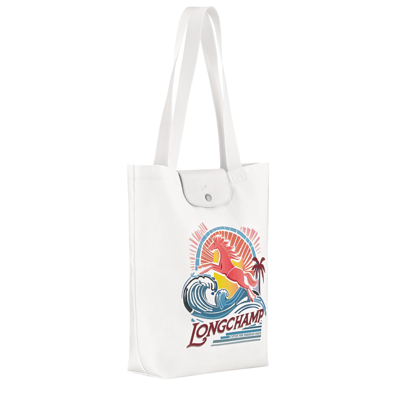 Le Pliage Collection Tote bag , Rainbow - Canvas  - View 3 of  6