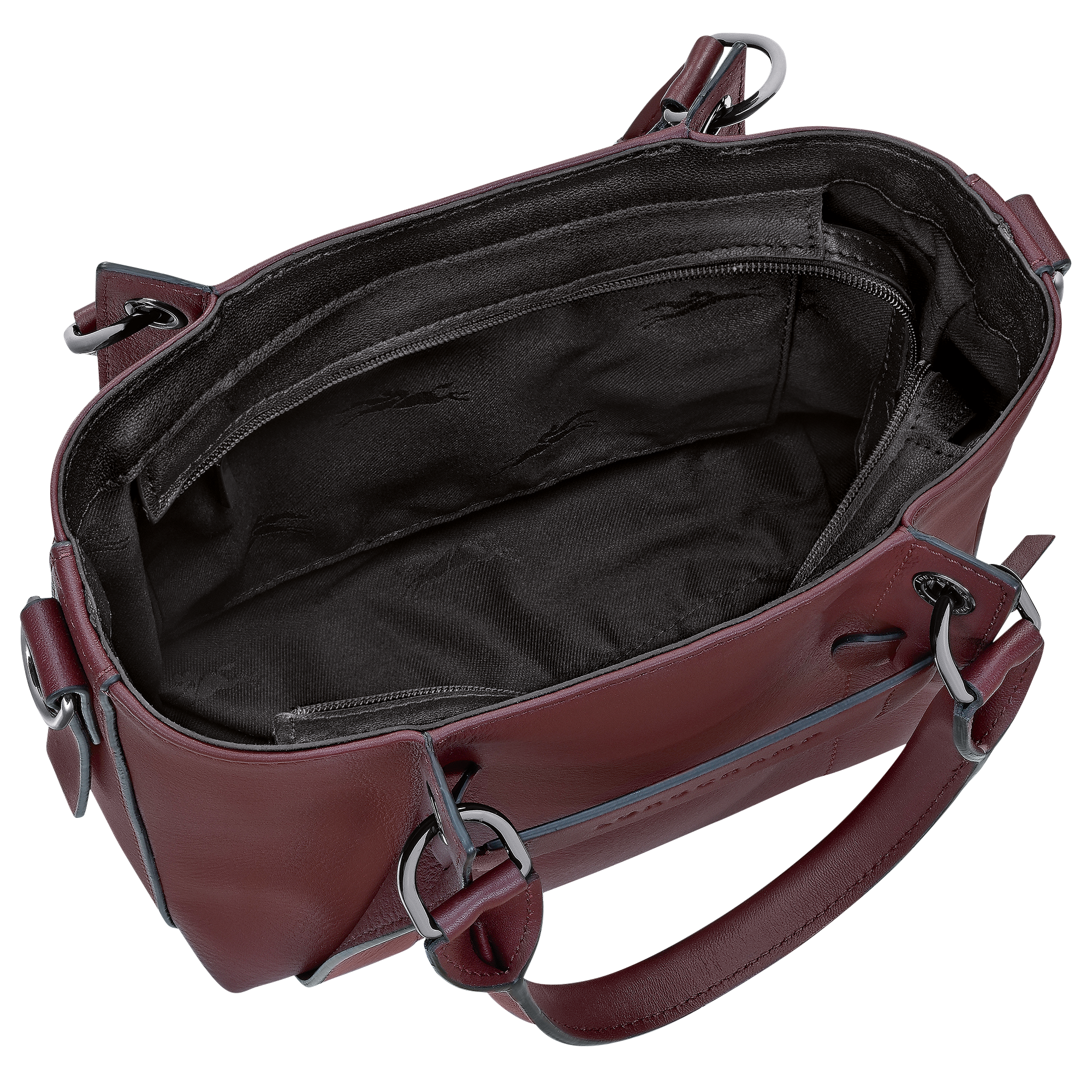 Longchamp 3D Handbag S, Burgundy