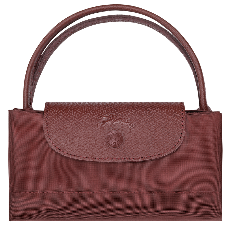 Le Pliage One S Handbag , Burgundy - Canvas  - View 6 of  6