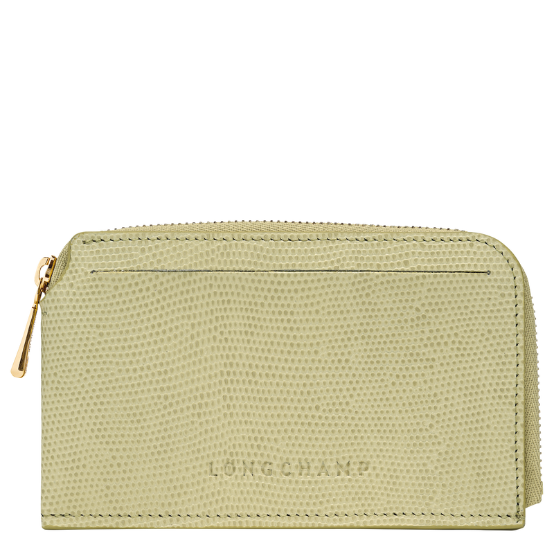 Longchamp Pocket Card holder , Pistachio - Leather  - View 1 of  2