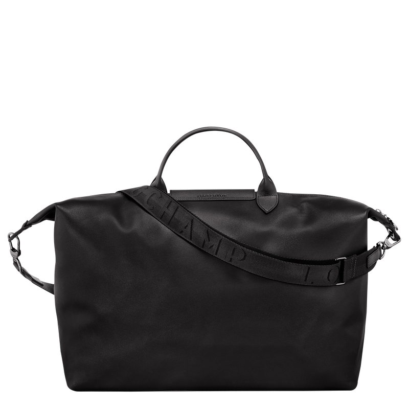 Le Pliage Xtra L Travel bag , Black - Leather  - View 4 of  6