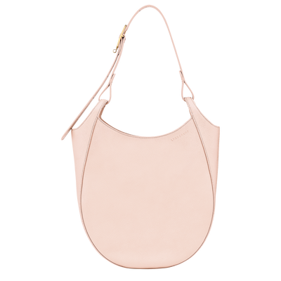 Le Foulonn&eacute; L Hobo bag , Cream - Leather