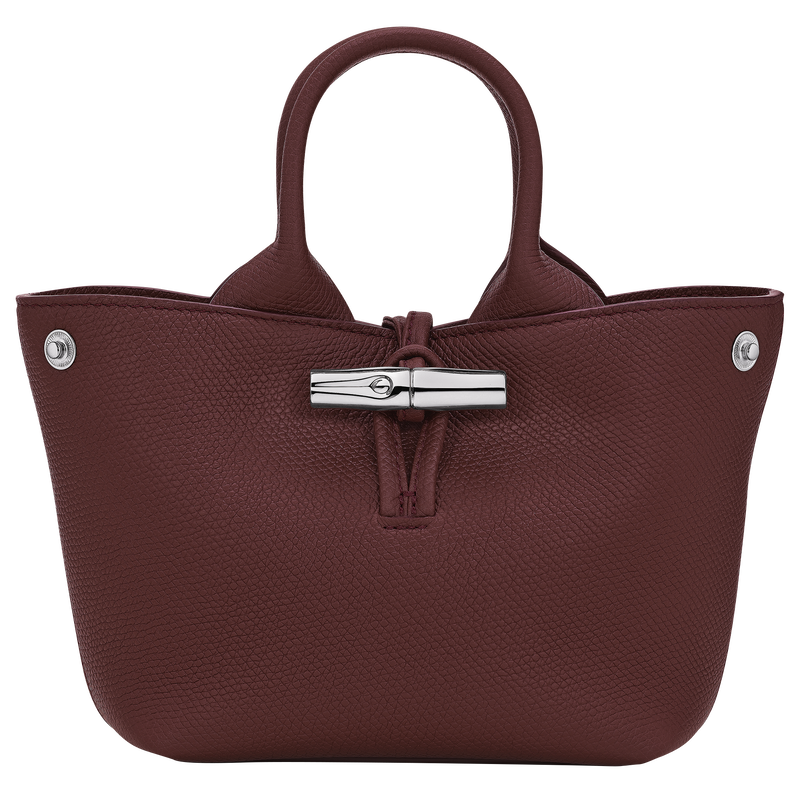 Le Roseau XS Handbag , Burgundy - Leather  - View 4 of  6