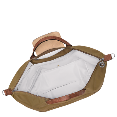 Le Pliage Original Travel bag expandable , Olive - Recycled canvas