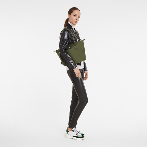 Green longchamp le pliage 2025