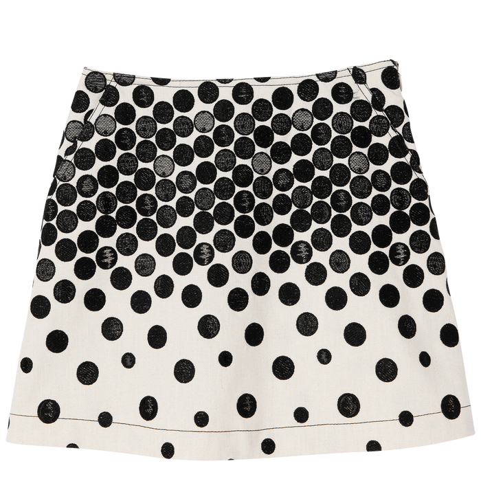 Mini skirt Spring/Summer 2023 Collection Black/Beige (61030POC405T36