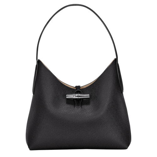Roseau M Hobo bag Black - Leather (10153HPN001) | Longchamp TH