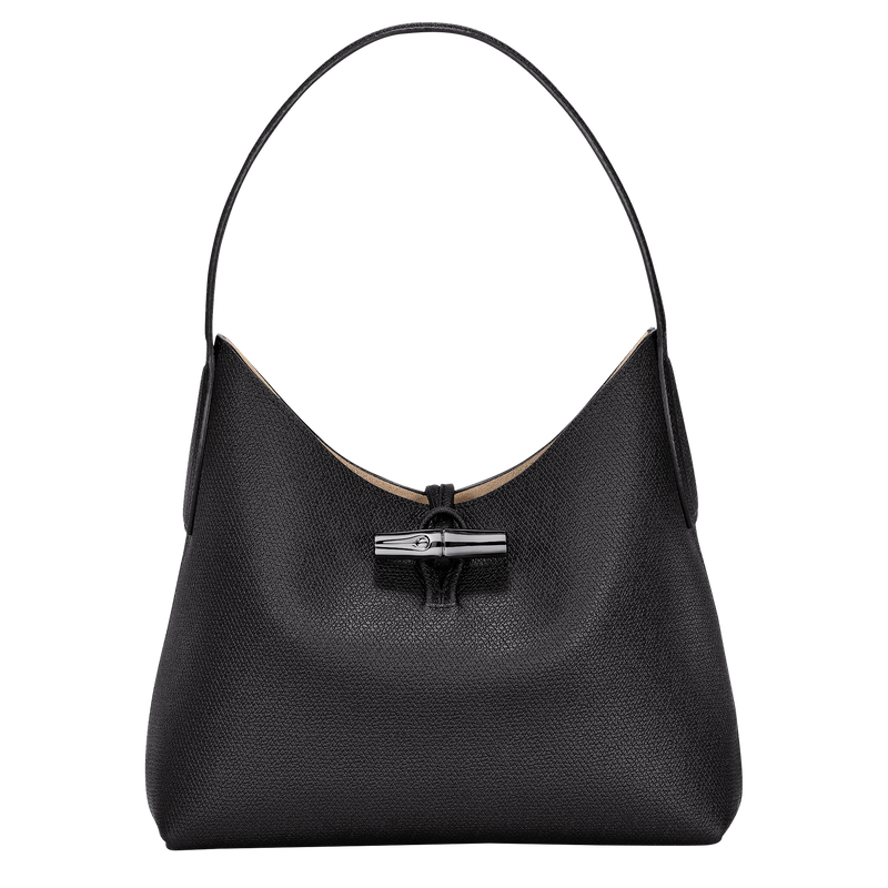 Roseau M Hobo bag , Black - Leather  - View 1 of  6