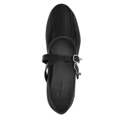 Le Foulonn&eacute; Ballerinas, Black