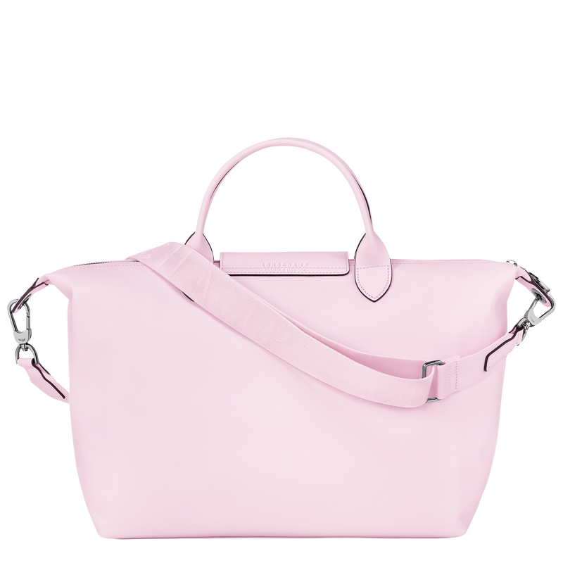 Longchamp pink shop leather bag