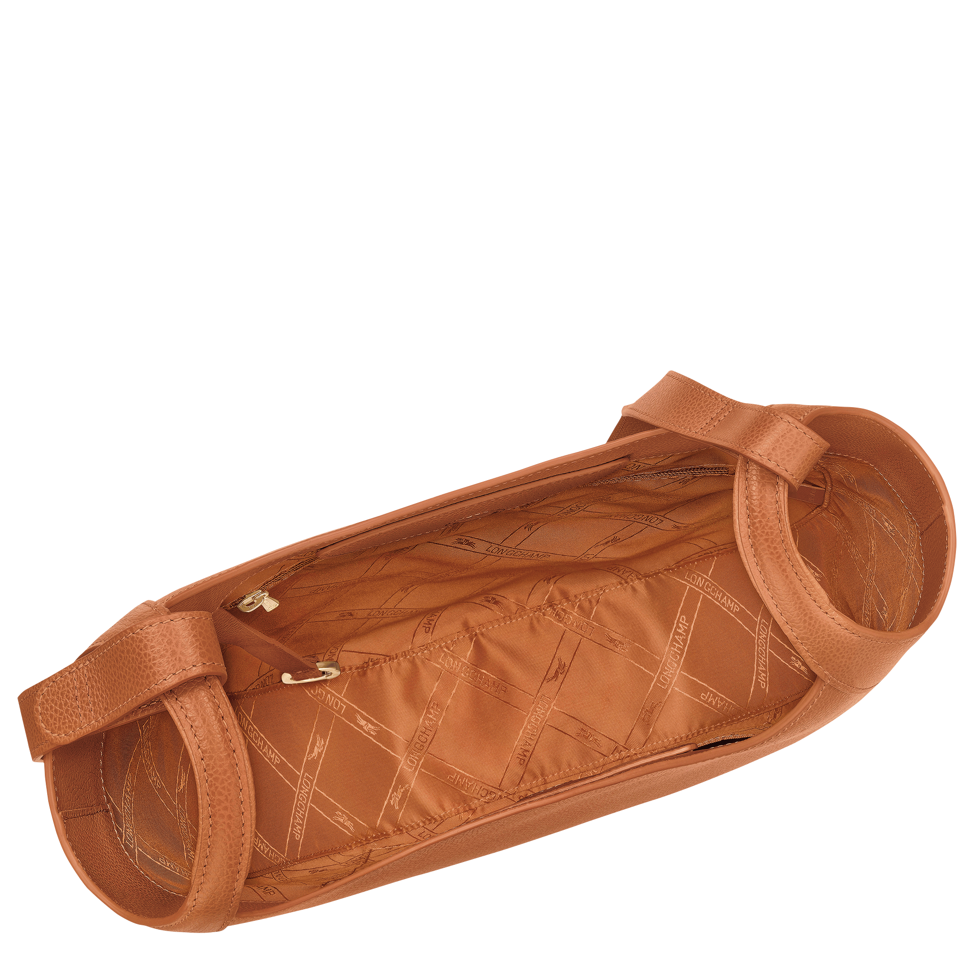 Le Foulonn&eacute; Hobo bag L, Amber