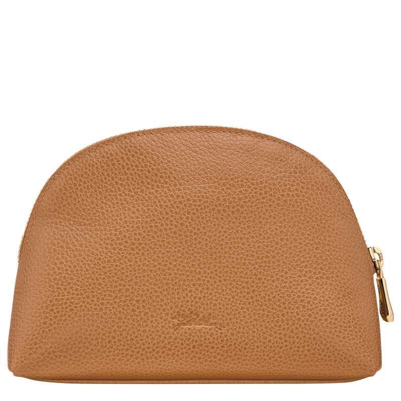 Le Foulonn&eacute; Pouch , Pecan - Leather  - View 2 of  2