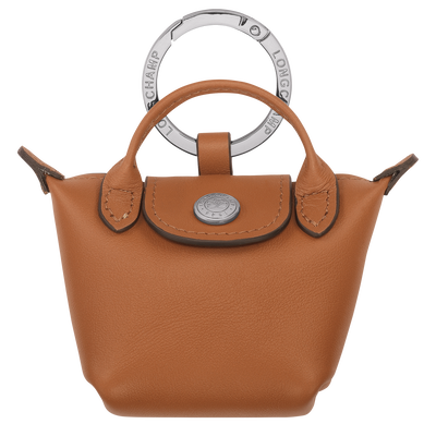Le Pliage Xtra Key ring , Cashew - Leather
