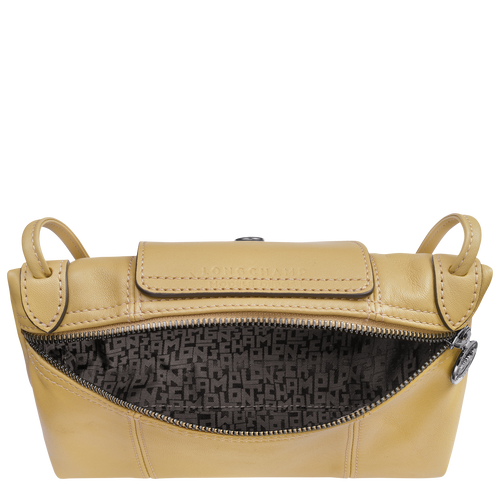 Le Pliage Cuir Crossbody bag Desert - Leather | Longchamp TH