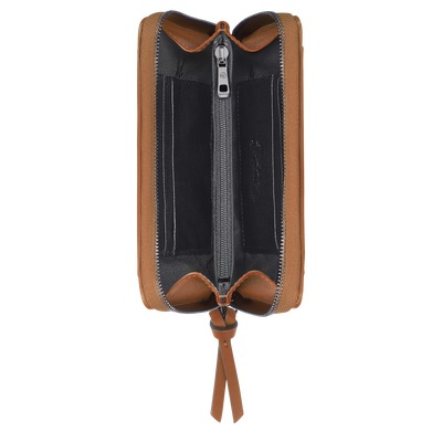 Longchamp 3D Wallet, Natural