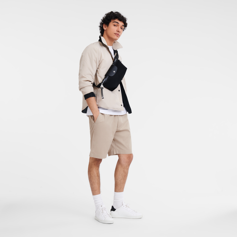 Le Pliage Energy M Belt bag , Black - Canvas  - View 2 of  6