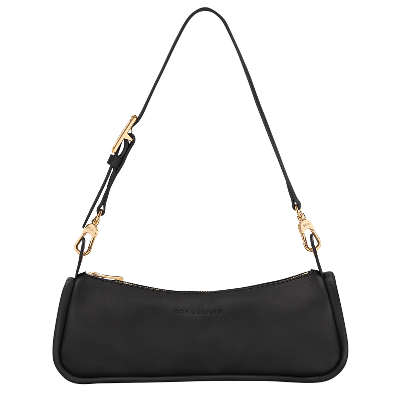 Looong M Shoulder bag , Black - Leather  - View 1 of  7