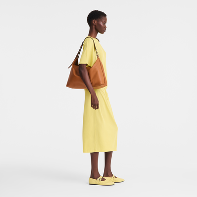 Le Pliage Xtra XL Hobo bag , Cashew - Leather
