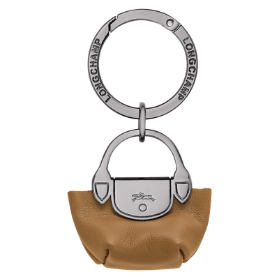 Le Pliage Xtra Key ring , Tobacco - Leather