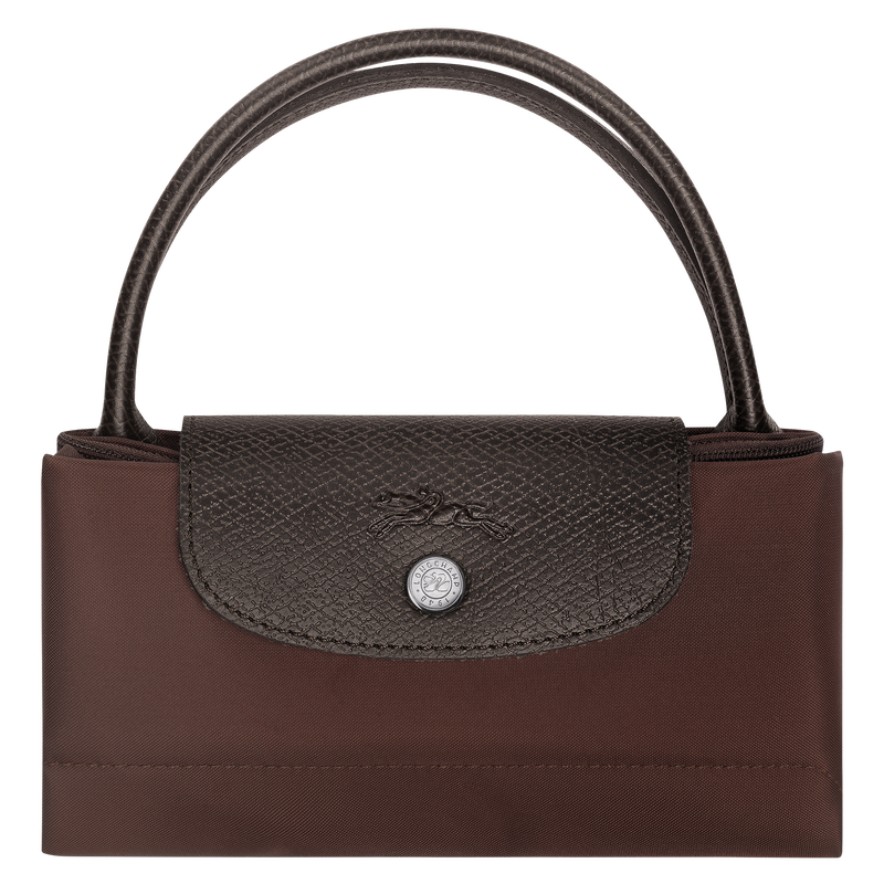 Le Pliage Green S Handbag , Mocha - Recycled canvas  - View 7 of  7