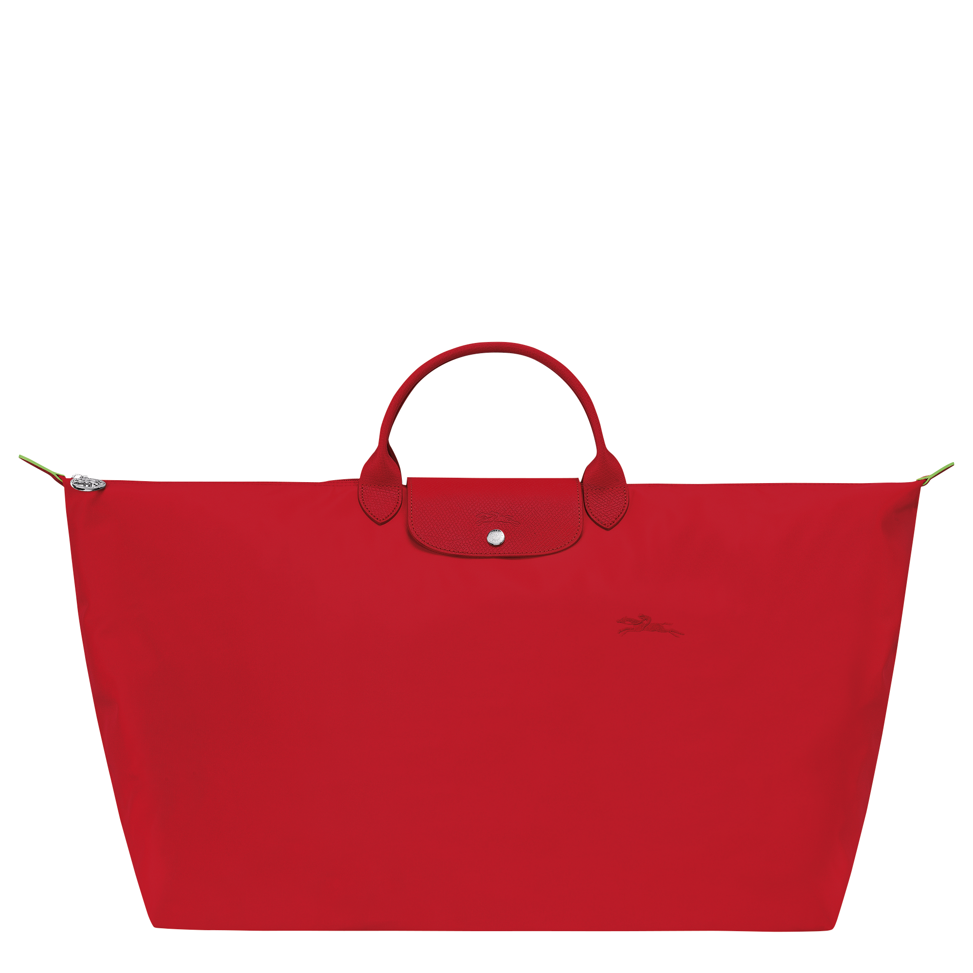 Le Pliage Green Travel bag M, Tomato