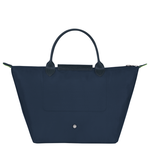 Le Pliage Green M Handbag , Navy - Recycled canvas - View 4 of  5