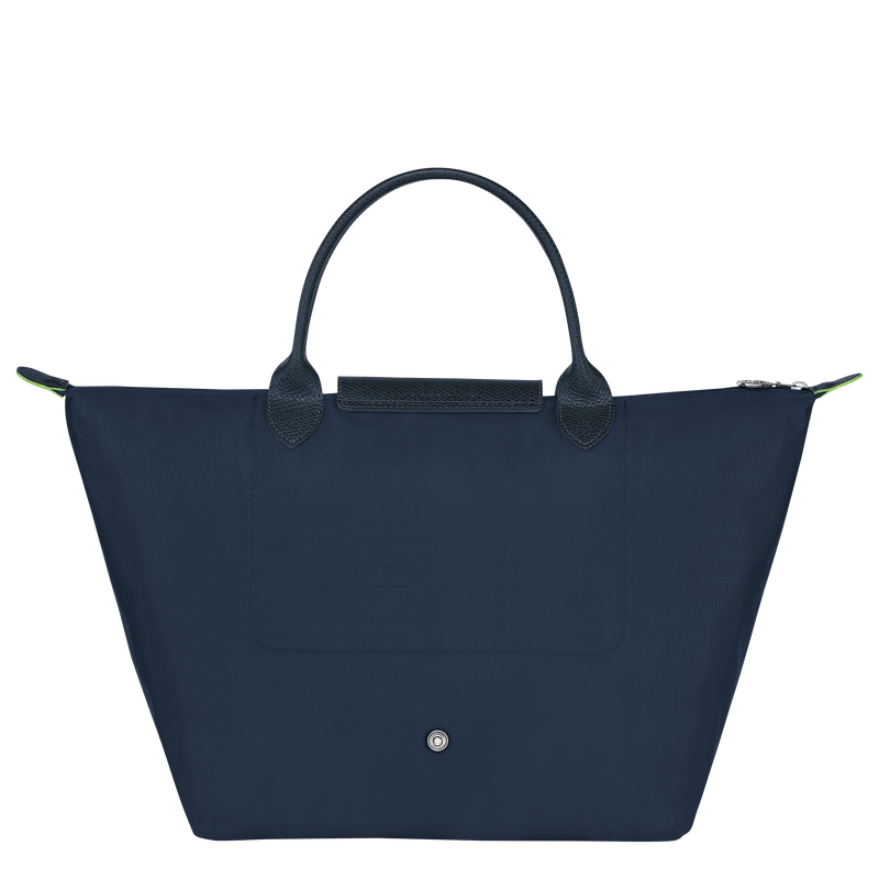 Le Pliage Green M Handbag , Navy - Recycled canvas  - View 4 of  5
