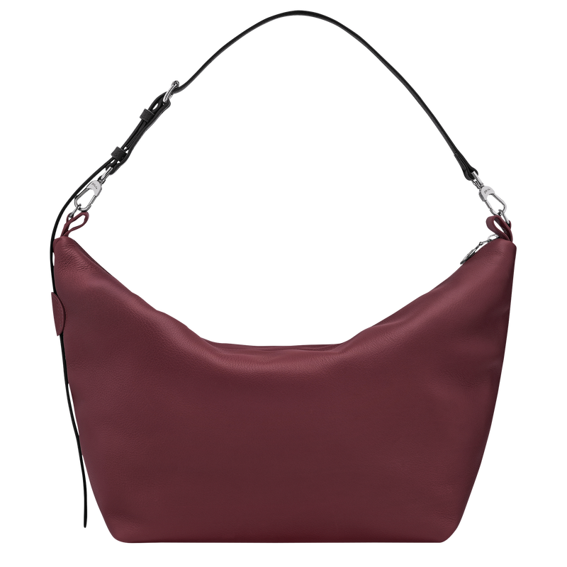 Le Slouchy M Hobo bag , Pomegranate - Leather  - View 4 of  6
