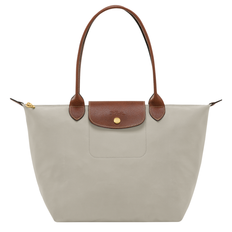 Le Pliage Original M Tote bag , Pebble - Recycled canvas  - View 1 of  6