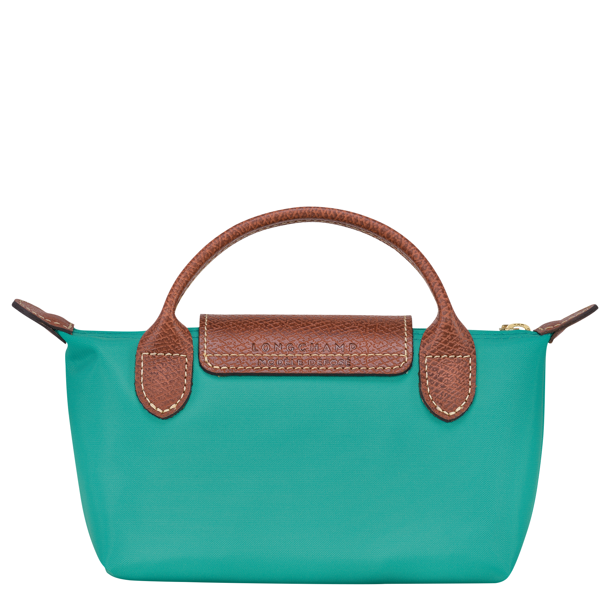 Le Pliage Original Pouch with handle, Turquoise