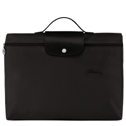 Le Pliage Green S Briefcase , Black - Recycled canvas