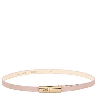 Le Roseau Ladies' belt , Petal Pink - Leather