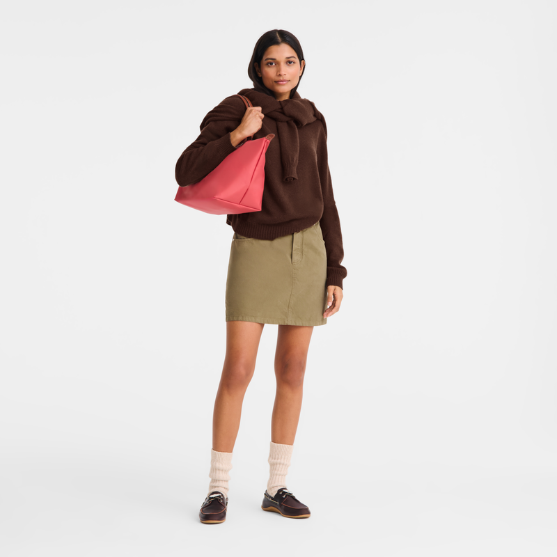 Le Pliage Original L Handbag , Strawberry - Canvas  - View 2 of  8