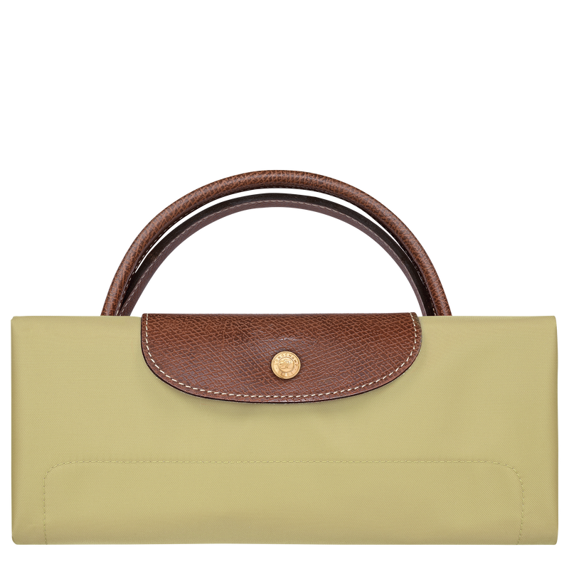 Le Pliage Original L Travel bag , Pistachio - Recycled canvas  - View 7 of  7