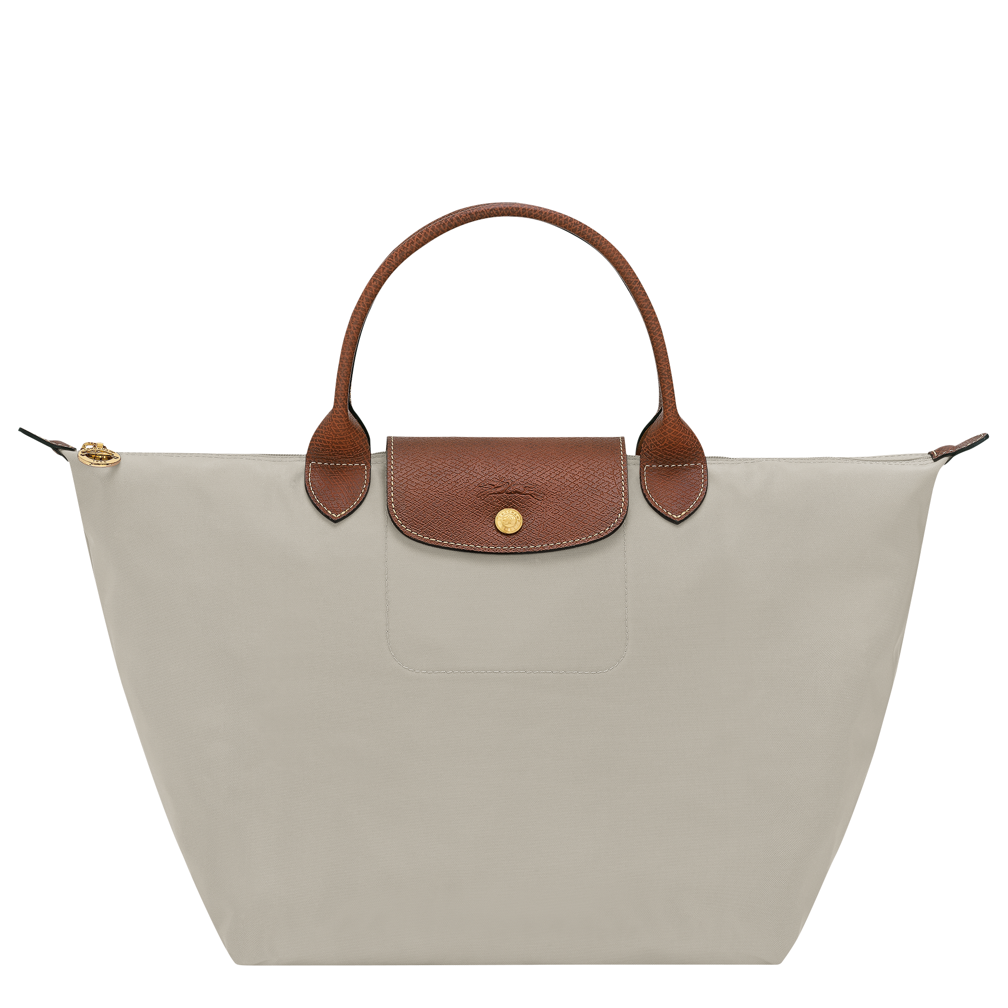 Le Pliage Original Handbag M, Pebble