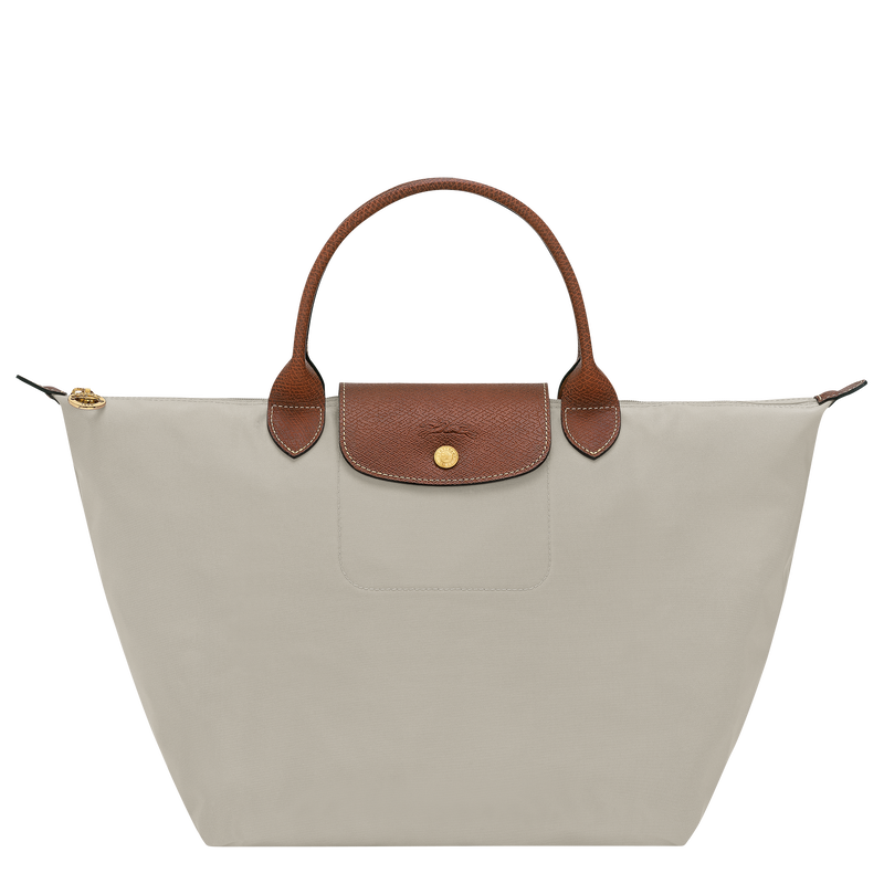 Le Pliage Original M Handbag , Pebble - Recycled canvas  - View 1 of  6