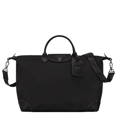 Boxford L Travel bag , Black - Recycled canvas