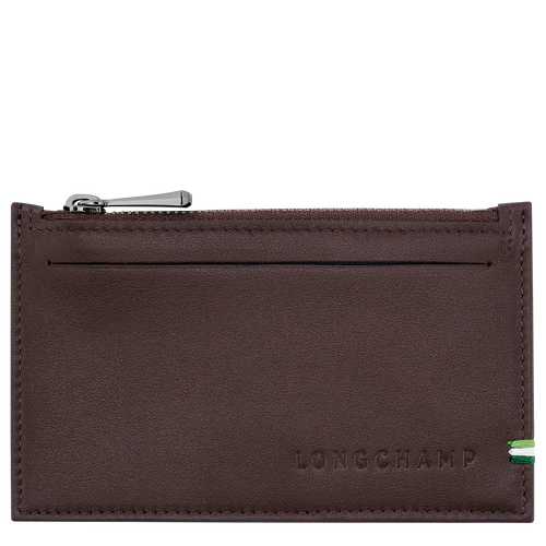 Longchamp sur Seine Coin purse Mocha Leather Longchamp MY