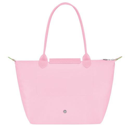 Le Pliage Green M Tote bag Pink Recycled canvas Longchamp TH