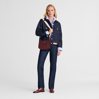 Épure Crossbody bag S, Burgundy