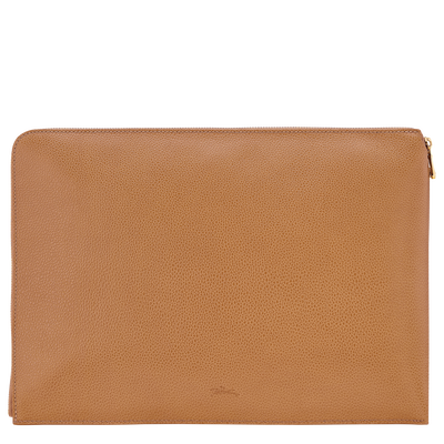Le Foulonn&eacute; Laptop case , Pecan - Leather