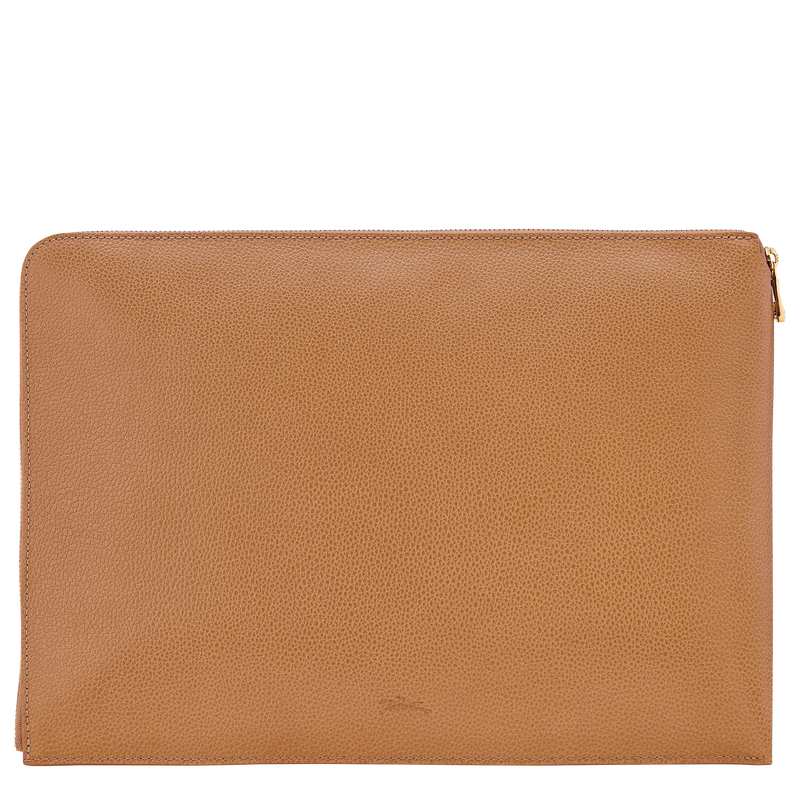 Le Foulonn&eacute; Laptop case , Pecan - Leather  - View 2 of  2