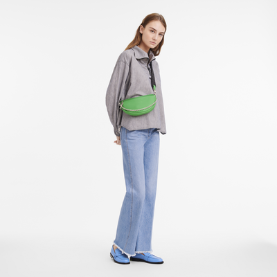 Smile S Crossbody bag , Lawn - Leather