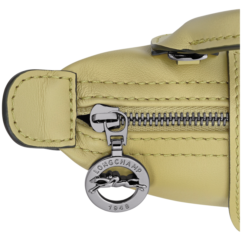 Le Pliage Xtra XS Pouch , Pistachio - Leather  - View 6 of  6