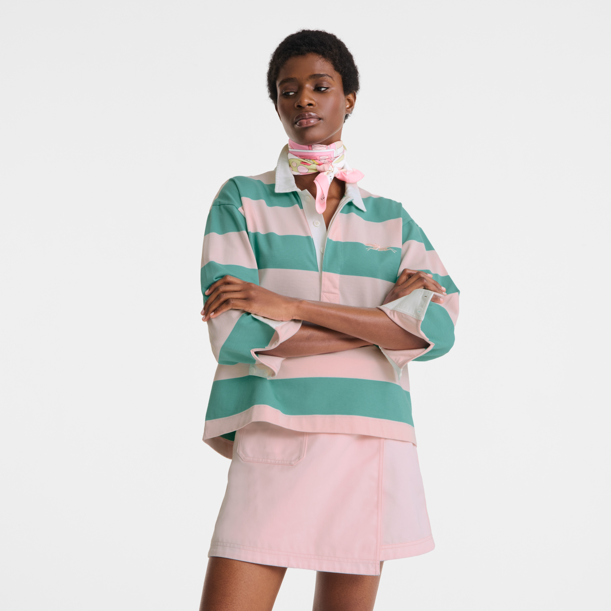 Equestrian Tower Silk scarf 70, Ballerina