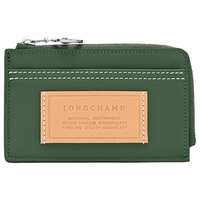 Le Pliage Xtra Card holder , British Green - Leather